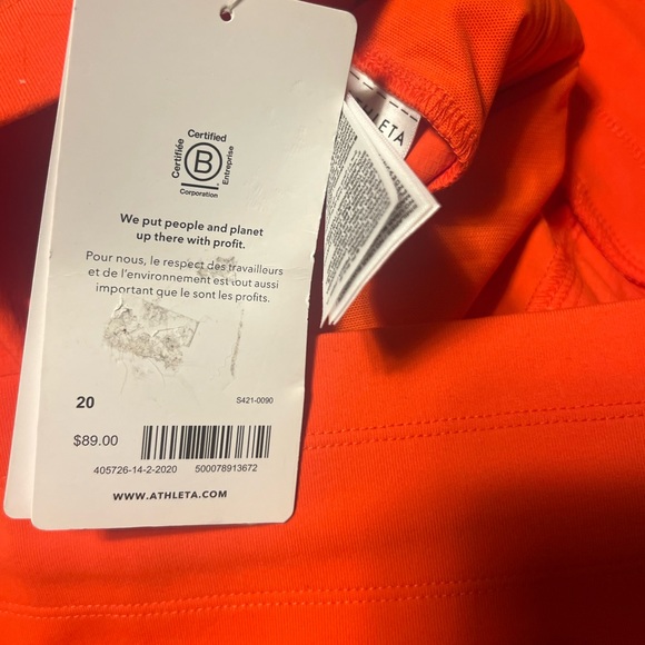 Athleta NWT Trekkie North Jogger Pant Orange Size 20 - Picture 10 of 10